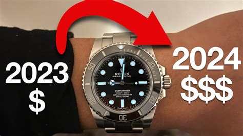 rolex second hand price increase|Rolex price increase 2024 list.